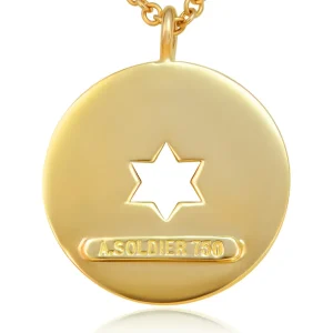 Pendants | For Men*Alex Soldier Circular Diamond Star Of David Pendant/Necklace