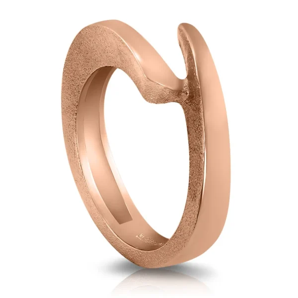 Modern & Elegant | Solid Gold Or Platinum Bands*Alex Soldier Dance Of Life Back Wedding Band