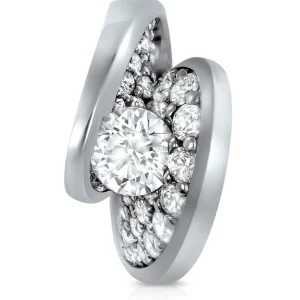Modern & Elegant*Alex Soldier Dance Of Life Diamond Engagement Ring