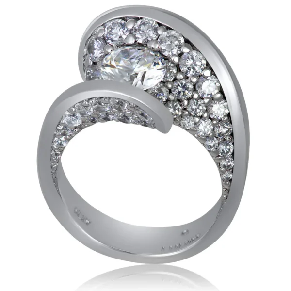 Modern & Elegant*Alex Soldier Dance Of Life Diamond Engagement Ring