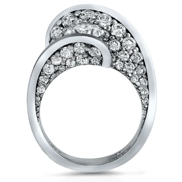 Modern & Elegant*Alex Soldier Dance Of Life Diamond Engagement Ring