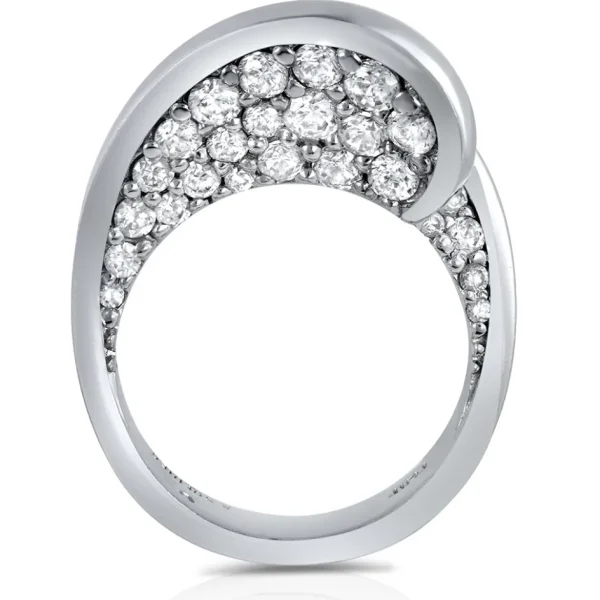 Modern & Elegant*Alex Soldier Dance Of Life Diamond Engagement Ring