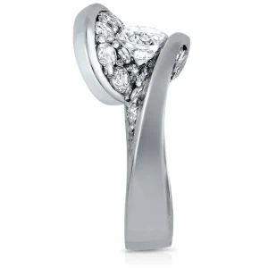 Modern & Elegant*Alex Soldier Dance Of Life Diamond Engagement Ring
