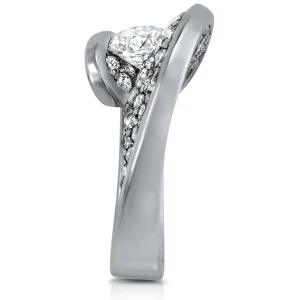 Modern & Elegant*Alex Soldier Dance Of Life Diamond Engagement Ring