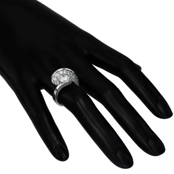 Modern & Elegant*Alex Soldier Dance Of Life Diamond Engagement Ring
