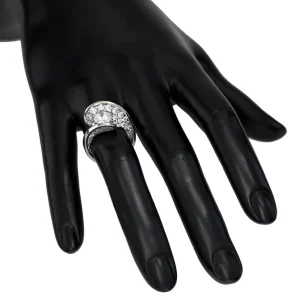 Modern & Elegant*Alex Soldier Dance Of Life Diamond Engagement Ring