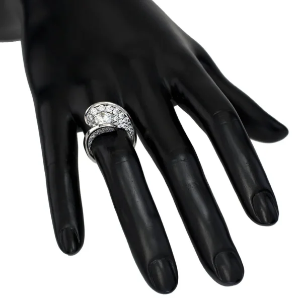 Modern & Elegant*Alex Soldier Dance Of Life Diamond Engagement Ring