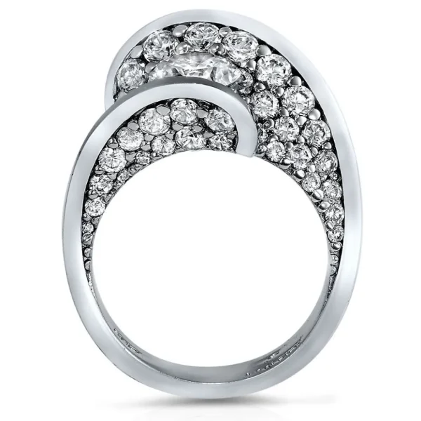 Modern & Elegant*Alex Soldier Dance Of Life Diamond Engagement Ring