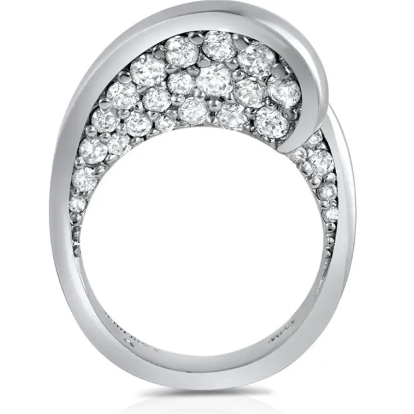 Modern & Elegant*Alex Soldier Dance Of Life Diamond Engagement Ring