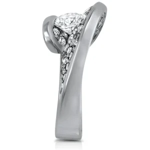 Modern & Elegant*Alex Soldier Dance Of Life Diamond Engagement Ring