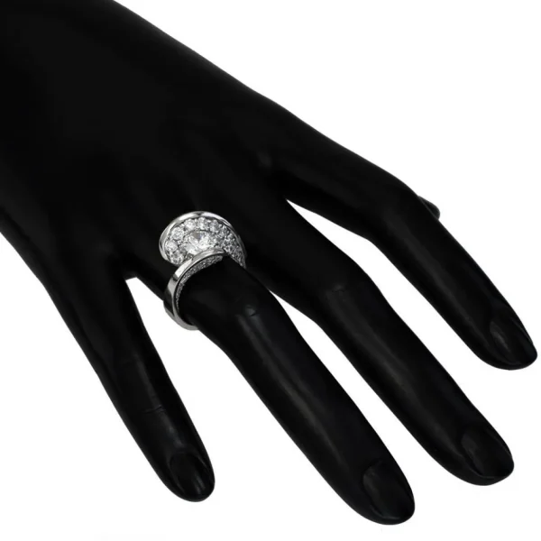 Modern & Elegant*Alex Soldier Dance Of Life Diamond Engagement Ring