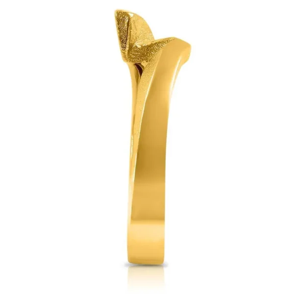 Modern & Elegant | Solid Gold Or Platinum Bands*Alex Soldier Dance Of Life Front Wedding Band