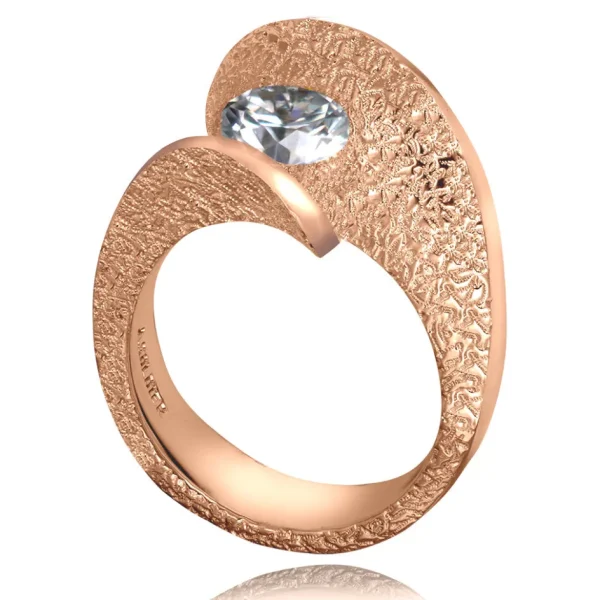 Modern & Elegant | Gold Rings*Alex Soldier Dance Of Life Lava Engagement Ring
