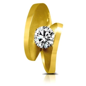 Modern & Elegant | Solitaire*Alex Soldier Dance Of Life Matte Engagement Ring
