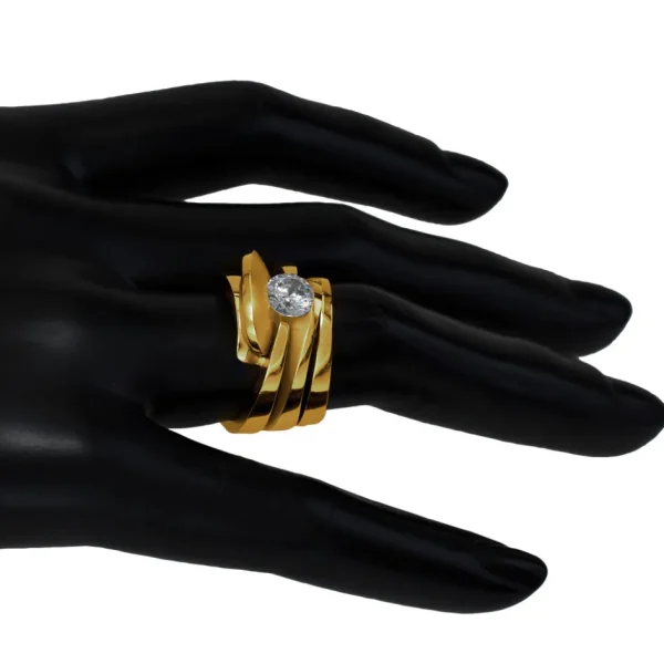 Modern & Elegant | Solitaire*Alex Soldier Dance Of Life Matte Engagement Ring
