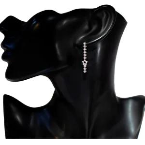 Diamond Earrings | Drop Dangle Earrings*Alex Soldier Diamond Star Drop Earrings