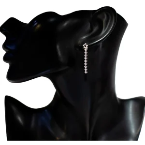 Diamond Earrings | Drop Dangle Earrings*Alex Soldier Diamond Star Drop Earrings