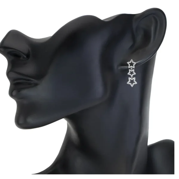 Diamond Jewelry | Diamond Earrings*Alex Soldier Diamond Trinity Star Drop Earrings