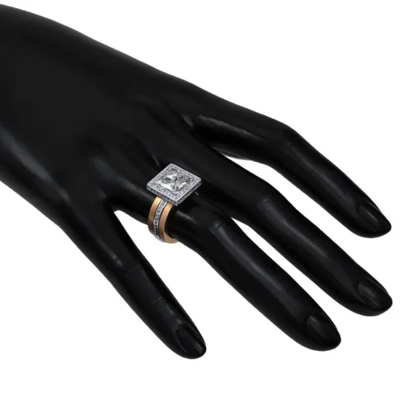 Diamond Jewelry | Gold Rings*Alex Soldier Eternal Love Aquamarine Diamond Halo Gold Engagement Ring