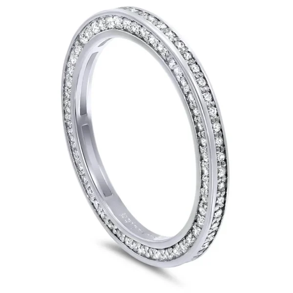 Classic*Alex Soldier Eternal Love Diamond Eternity Wedding Band