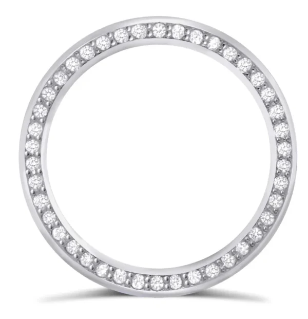Classic*Alex Soldier Eternal Love Diamond Eternity Wedding Band