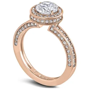Halo | Gold Rings*Alex Soldier Eternal Love Diamond Halo Engagement Ring