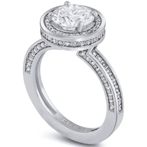 Halo*Alex Soldier Eternal Love Diamond Halo Sequel Engagement Ring