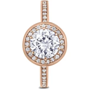 Halo | Gold Rings*Alex Soldier Eternal Love Diamond Halo Engagement Ring