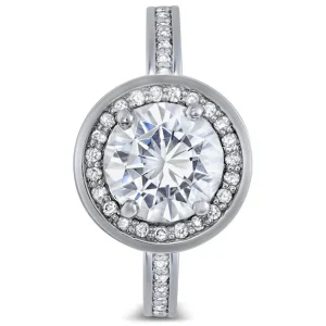 Halo*Alex Soldier Eternal Love Diamond Halo Sequel Engagement Ring