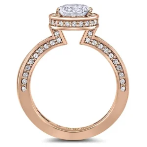 Halo | Gold Rings*Alex Soldier Eternal Love Diamond Halo Engagement Ring
