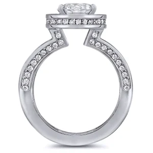 Halo*Alex Soldier Eternal Love Diamond Halo Sequel Engagement Ring