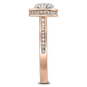 Halo | Gold Rings*Alex Soldier Eternal Love Diamond Halo Engagement Ring