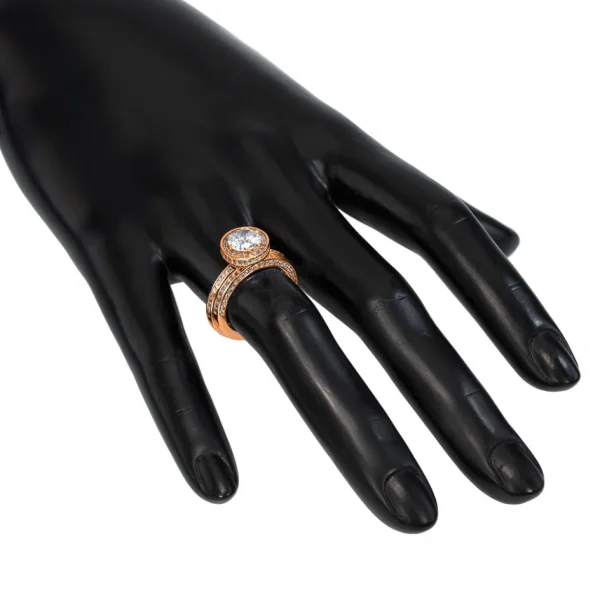 Halo | Gold Rings*Alex Soldier Eternal Love Diamond Halo Engagement Ring