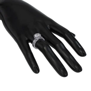 Halo*Alex Soldier Eternal Love Diamond Halo Sequel Engagement Ring