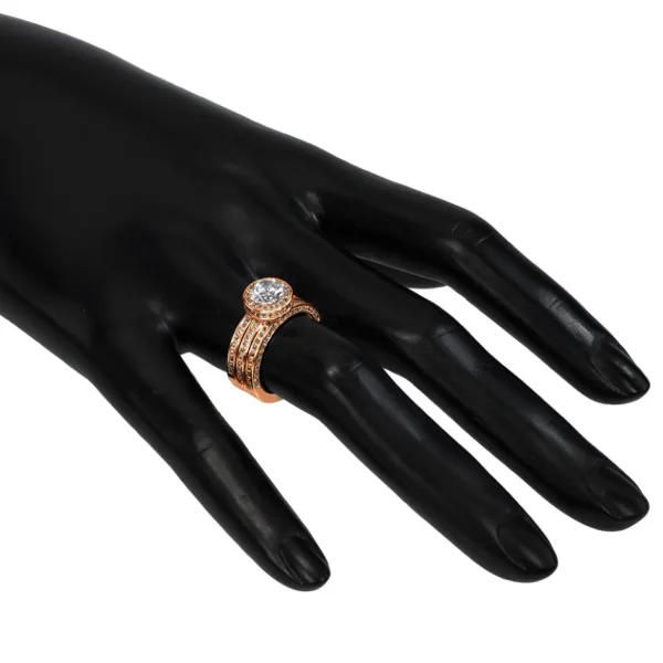Halo | Gold Rings*Alex Soldier Eternal Love Diamond Halo Engagement Ring