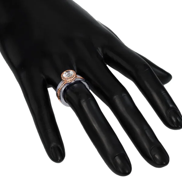 Halo | Gold Rings*Alex Soldier Eternal Love Diamond Halo Engagement Ring