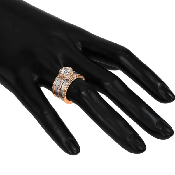 Halo | Gold Rings*Alex Soldier Eternal Love Diamond Halo Engagement Ring