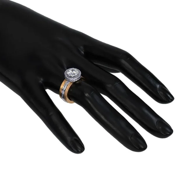 Halo*Alex Soldier Eternal Love Diamond Halo Sequel Engagement Ring