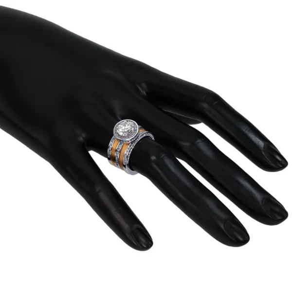 Halo*Alex Soldier Eternal Love Diamond Halo Sequel Engagement Ring