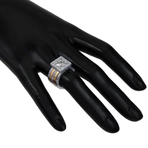 Halo*Alex Soldier Eternal Love Diamond Princess Halo Engagement Ring