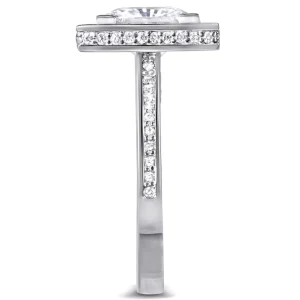 Halo*Alex Soldier Eternal Love Diamond Princess Halo Engagement Ring
