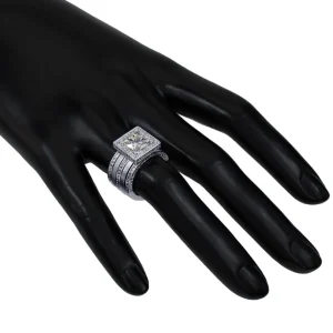 Halo*Alex Soldier Eternal Love Diamond Princess Halo Engagement Ring