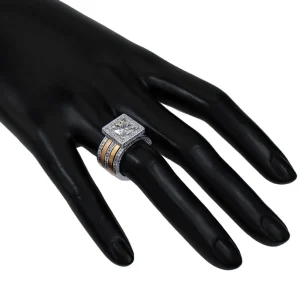 Halo*Alex Soldier Eternal Love Diamond Princess Halo Engagement Ring