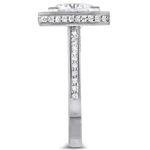 Halo*Alex Soldier Eternal Love Diamond Princess Halo Engagement Ring
