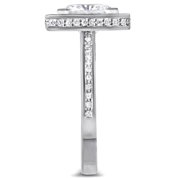 Halo*Alex Soldier Eternal Love Diamond Princess Halo Engagement Ring