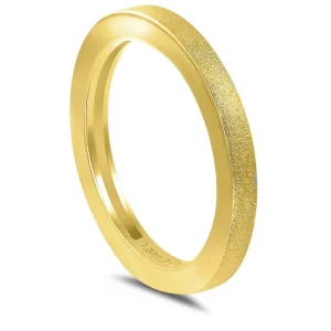 Solid Gold Or Platinum Bands | Classic*Alex Soldier Eternal Love Textured Wedding Band