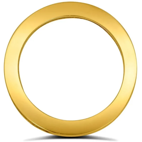 Solid Gold Or Platinum Bands | Classic*Alex Soldier Eternal Love Textured Wedding Band