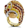Diamond Jewelry | Garnet Jewelry*Alex Soldier Gold & Platinum Sunny The Snail Ring