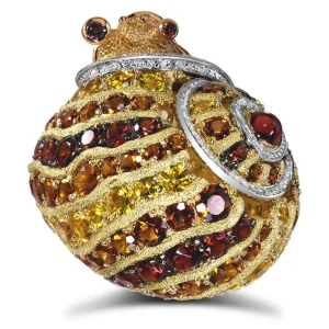 Diamond Jewelry | Garnet Jewelry*Alex Soldier Gold & Platinum Sunny The Snail Ring