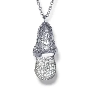 Diamond Jewelry | Pendants*Alex Soldier Gold Acorn Pendant with White Diamonds On Chain